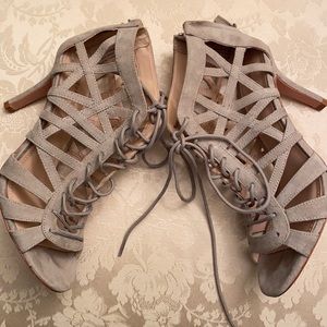 Suede Leather Dress Sandals